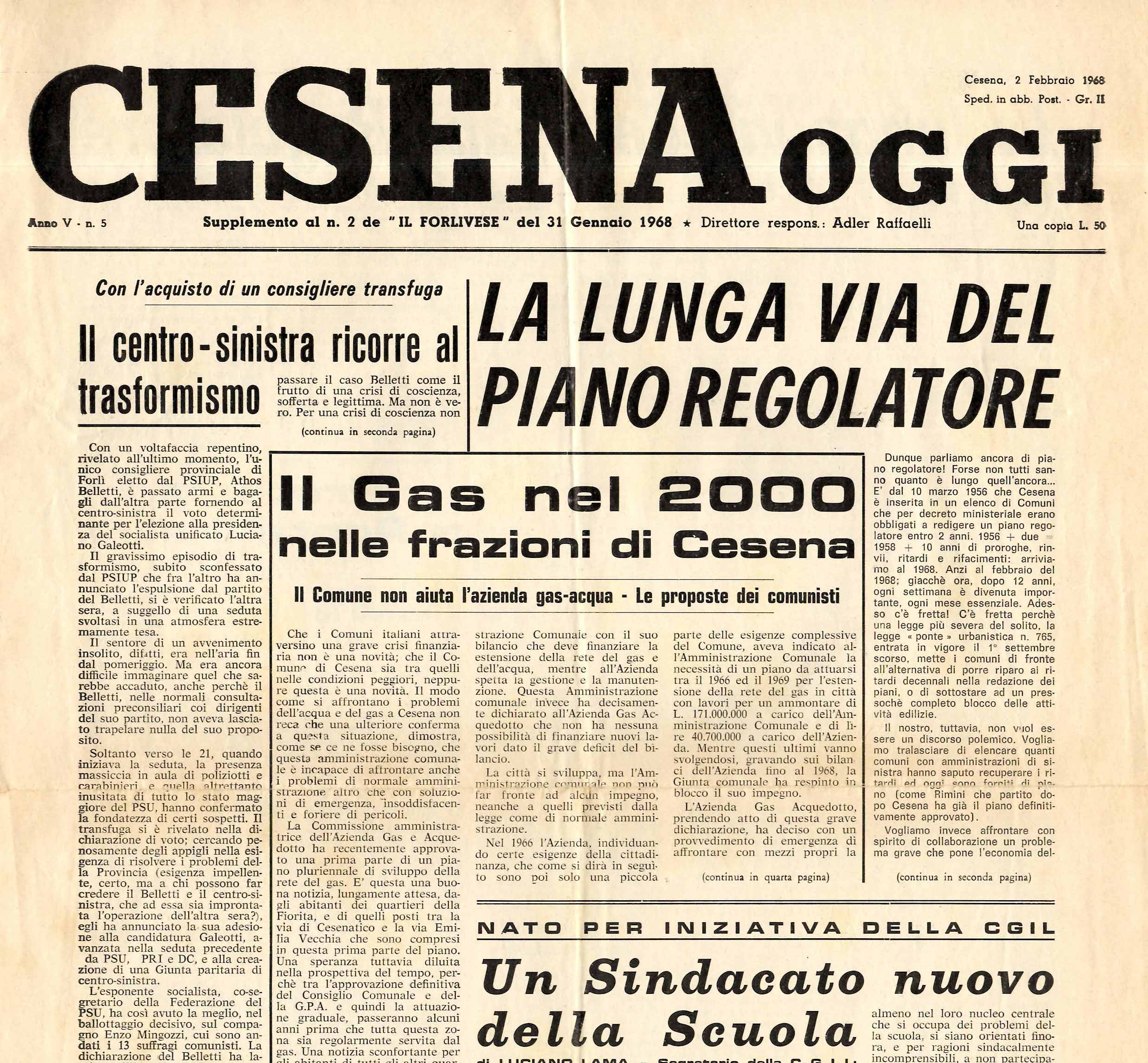 Cesena Oggi. Supplemento de Il Forlivese